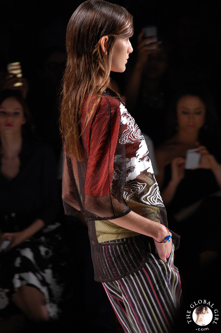 New York Fashion Week: Vivienne Tam Spring Summer 2015 runway collection.