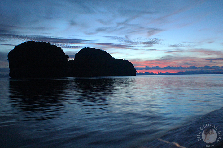 The Global Girl Travels: Spectacular sunrise on the Andaman Sea.