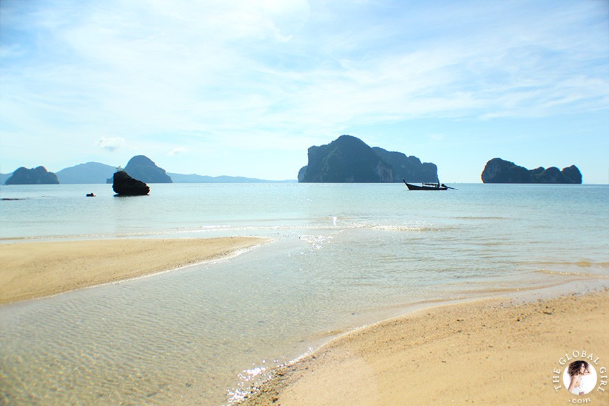 The Global Girl Travels: Koh Pakbia Island Beach in the Andaman Sea, Southern Thailand.